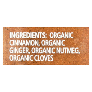 Simply Organic Pumpkin Spice - Case Of 6 - 1.94 Oz. - Maras Green