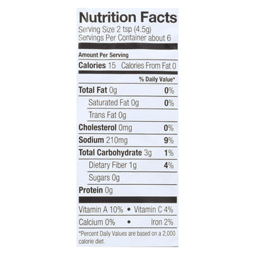 Simply Organic Seasoning Mix - Vegetarian Chili - Case Of 12 - 1 Oz. - Maras Green