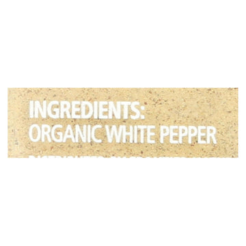Simply Organic White Pepper - Case Of 6 - 2.86 Oz. - Maras Green