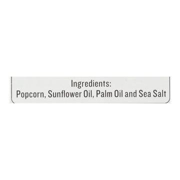 Skinnypop Popcorn - Popcorn Micro Sea Salt 3pk - Case Of 12 - 3/2.8 Oz - Maras Green