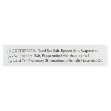 Soothing Touch Bath Salts - Peppermint Rosemary - 32 Oz - Maras Green
