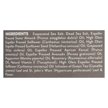 Soothing Touch Salt Scrub - Peppermint/rosemary - 20 Oz - Maras Green