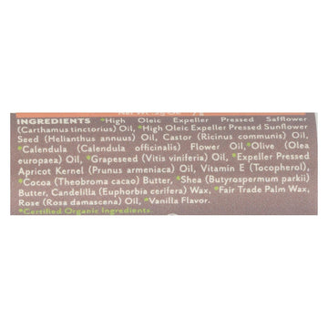 Soothing Touch Vanilla Rose Lip Balm Moisturizes And - Case Of 12 - .25 Oz - Maras Green