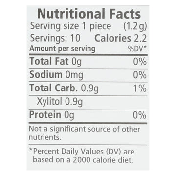 Spry Xylitol Gums - Fresh Fruit - Case Of 20 - 10 Count - Maras Green