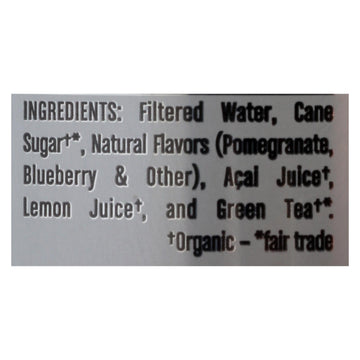 Steaz Lightly Sweetened Green Tea - Blueberry Pomegranate - Case of 12 - 16 Fl oz. - Maras Green