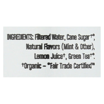 Steaz Lightly Sweetened Green Tea - Mint - Case Of 12 - 16 Fl Oz. - Maras Green