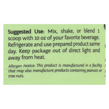 Sunwarrior - Protein Organic Classic Natural - 375 Grm - Maras Green