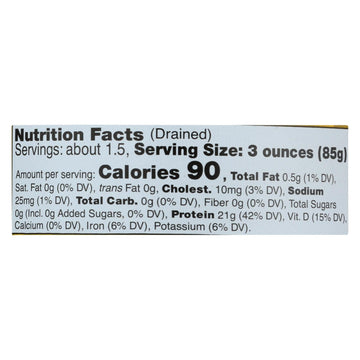 Sustainable Seas Chunk Light Tuna In Water - Case Of 12 - 5 Oz - Maras Green