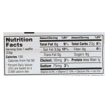 Swoffle Dutch Waffle - French Vanilla - Case Of 16 - 1.16 Oz. - Maras Green