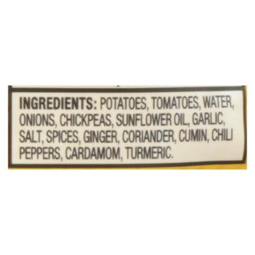 Tasty Bite Entree - Indian Cuisine - Bombay Potatoes - 10 Oz - Case Of 6 - Maras Green