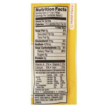 Tasty Bite Entree - Indian Cuisine - Channa Masala - 10 Oz - Case Of 6 - Maras Green