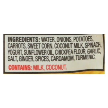 Tasty Bite Entree - Indian Cuisine - Vegetable Korma - 10 Oz - Case Of 6 - Maras Green