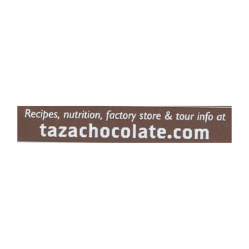 Taza Chocolate Organic Chocolate Mexicano Discs - Super Dark - Case Of 12 - 2.7 Oz. - Maras Green