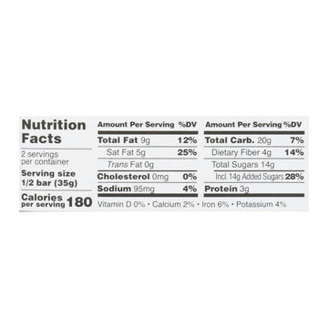 Taza Chocolate Stone Ground Organic Dark Chocolate Bar - Toffee Almond And Sea Salt - Case Of 10 - 2.5 Oz. - Maras Green