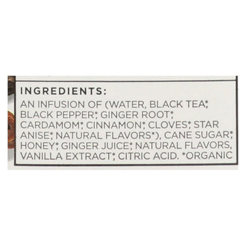 Tazo Tea Organic Tea - Chai Latte - Case Of 6 - 32 Fl Oz - Maras Green