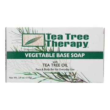 Tea Tree Therapy Vegetable Base Soap with Tea Tree Oil - 3.9 oz - Maras Green