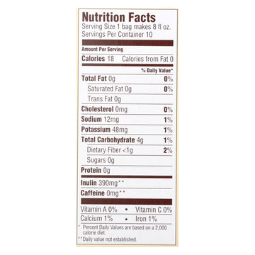 Teeccino French Roast Herbal Coffee Dark Roast - 10 Tea Bags - Case Of 6 - Maras Green