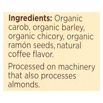 Teeccino French Roast Herbal Coffee Dark Roast - 10 Tea Bags - Case Of 6 - Maras Green