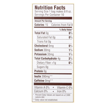 Teeccino Organic Herbal Coffee - Dandelion Dark Roast - 10 Bags - Case Of 6 - Maras Green