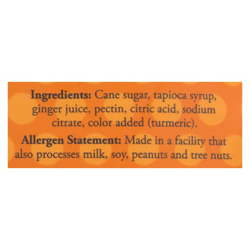 The Ginger People Gin Gins Ginger Spice Drops - Case Of 12 - 3.5 Oz - Maras Green