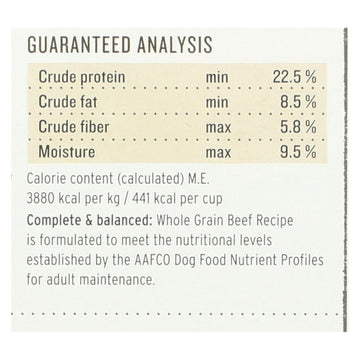 The Honest Kitchen - Dog Food - Whole Grain Beef Recipe - Case Of 6 - 2 Lb. - Maras Green