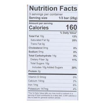 Theo Chocolate - Bar Coffee Toffee 70% - Case Of 12 - 3 Oz - Maras Green