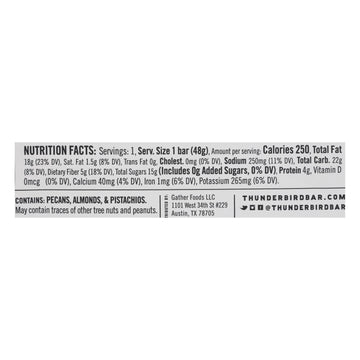 Thunderbird - Bar Pecans Goji Pistachio - Case Of 12 - 1.7 Oz - Maras Green