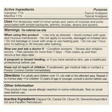 Tiger Balm Pain Relieving Ointment Ultra Strength - Non - staining - 1.7 Oz - Maras Green