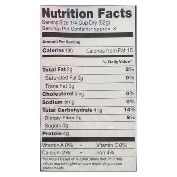 Truroots Organic Germinated Brown Rice - Whole Grain - Case Of 6 - 14 Oz. - Maras Green