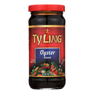 Ty Ling Oyster Sauce - Case Of 12 - 8 Oz - Maras Green