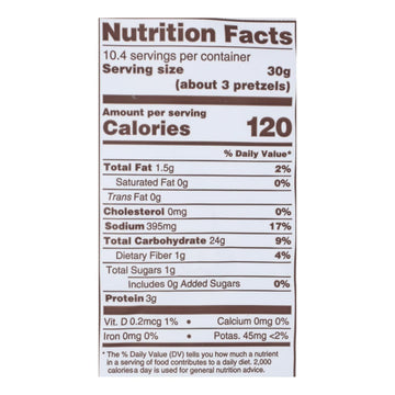 Unique Pretzels - Splits - Extra Dark - Case Of 12 - 11 Oz. - Maras Green