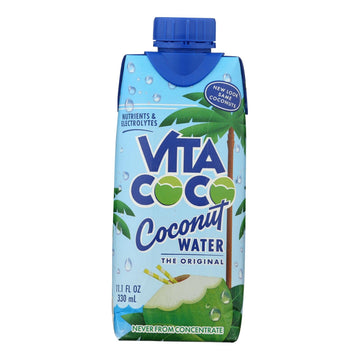 Vita Coco Coconut Water - Pure - Case of 12 - 330 ml - Maras Green