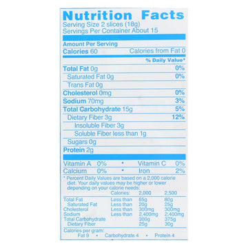 Wasa Crispbread Light Rye - Case Of 12 - 9.5 Oz. - Maras Green