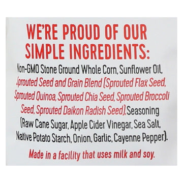 Way Better Snacks Tortilla Chips - Sweet Chili - Case Of 12 - 5.5 Oz. - Maras Green