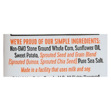 Way Better Snacks Tortilla Chips - Sweet Potato - Case Of 12 - 1 Oz. - Maras Green