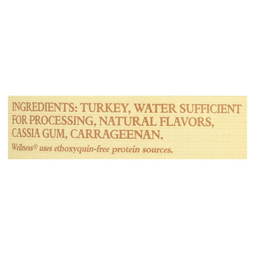 Wellness Pet Products Canned Dog Food - 95% Turkey - Case Of 12 - 13.2 Oz - Maras Green