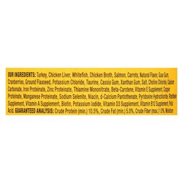 Wellness Pet Products Cat Food - Turkey And Salmon Recipe - Case Of 24 - 3 Oz. - Maras Green