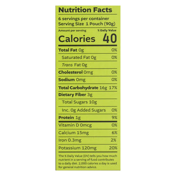 White Leaf Provisions - Baby Food Pear Ban Kiwi - Case Of 6 - 3.2 Oz - Maras Green