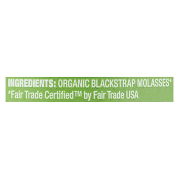 Wholesome Sweeteners Organic Molasses - Liquid Sweetener - Case Of 12 - 32 Oz. - Maras Green
