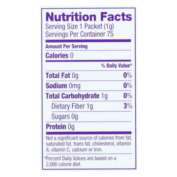 Wholesome Sweeteners Stevia - Organic - 75 Count - Case Of 6 - Maras Green