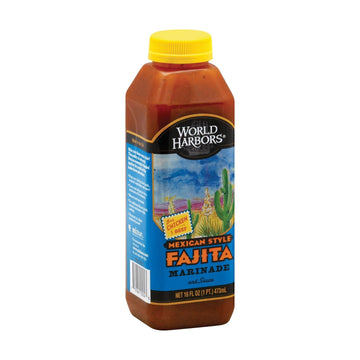 World Harbor Fajita Marinade And Sauce Mexican Style - Case Of 6 - 16 Fl Oz. - Maras Green