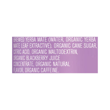 Yachak - Yerba Mate Blackberry - Case Of 12 - 16 Fz - Maras Green