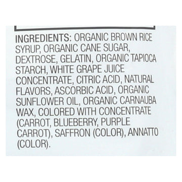 Yummy Earth Organics Gummy Bears - Organic - Snack Pack - .7 Oz - 10 Count - Case Of 12 - Maras Green