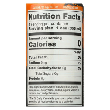 Zevia Zero Calorie Energy Drink - Mango/ginger - Case Of 12 - 12 Fl Oz - Maras Green