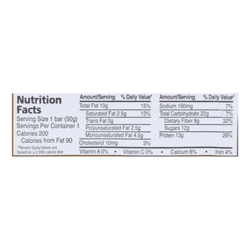 Zing Bars - Nutrition Bar - Chocolate Peanut Butter - 1.76 Oz Bars - Case Of 12 - Maras Green