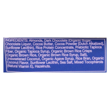 Zing Bars - Nutrition Bar - Dark Chocolate Coconut - 1.76 Oz Bars - Case Of 12 - Maras Green