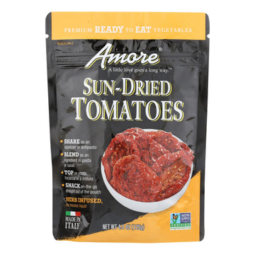 Amore - Sun Dried Tomatoes - Case Of 10 - 4.4 Oz - Maras Green