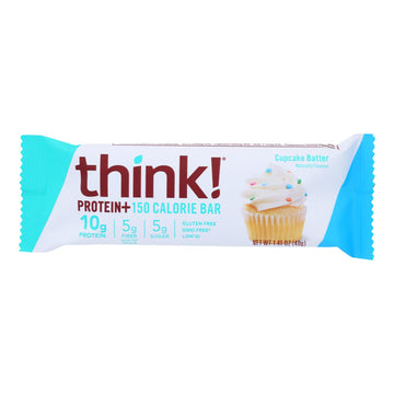 Thinkthin Protein And Fiber Bars - Case Of 10 - 1.41 Oz - Maras Green