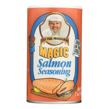 Chef Paul Prudhomme Magic Salmon Seasoning - Case Of 6 - 7 Oz - Maras Green