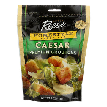 Reese Homestyle Caesar Croutons - Case Of 12 - 5 Oz. - Maras Green